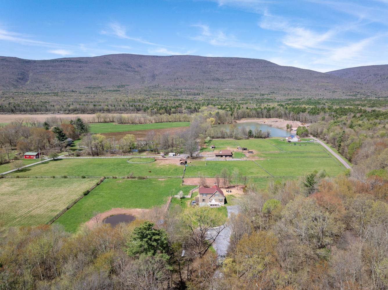 Catskill Valley House aerial view